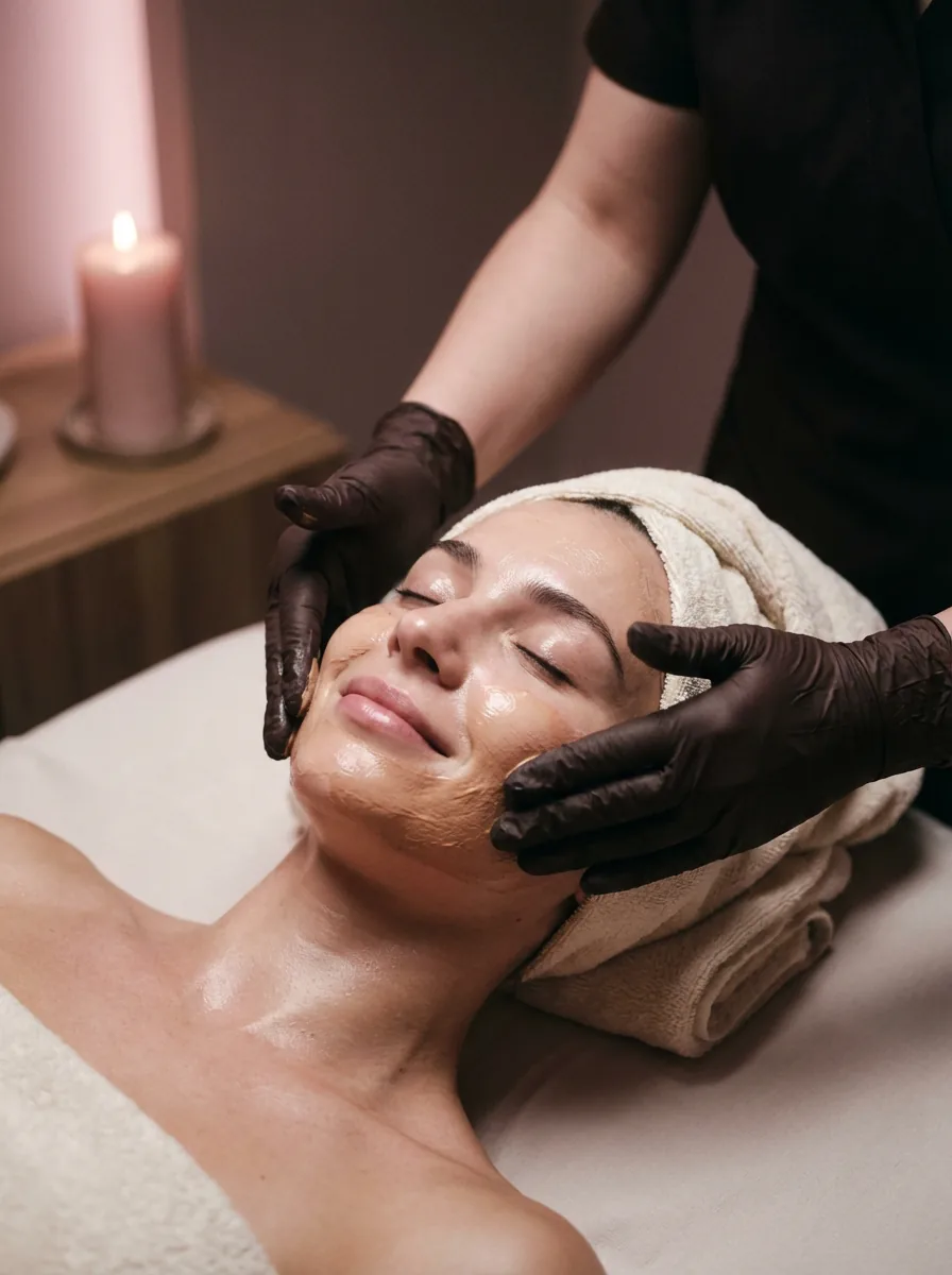 Facial · soins de la peau